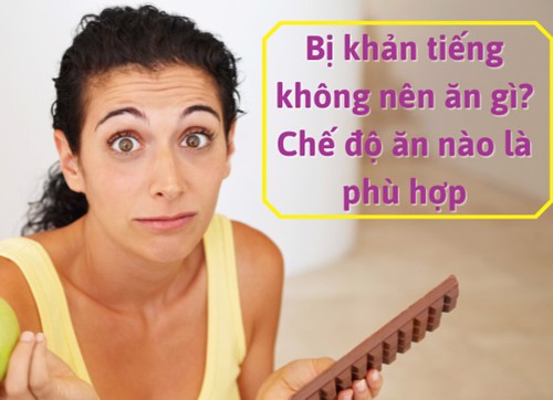 Bị khản tiếng không nên ăn gì? Chế độ ăn nào là phù hợp